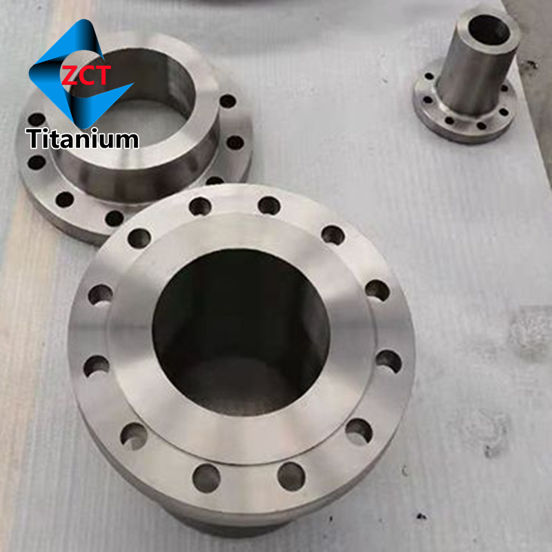 Titanium flange