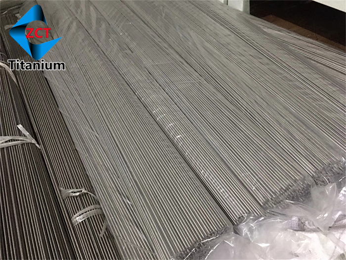 Titanium straight wire